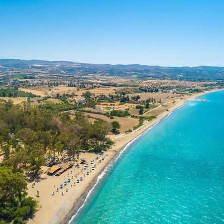 Sun Beach Villa Thio Полис Экстерьер фото
